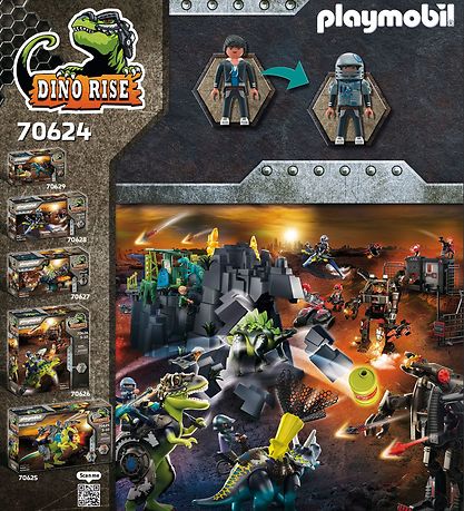 Playmobil Dino Rise - T-Rex: Battle Of The Giants - 70624 - 84 D
