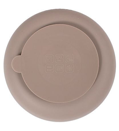 Filibabba Skål - Silikone - 2-Pak - Warm Grey