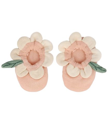 Meri Meri Futter - Peach Daisy Baby Booties