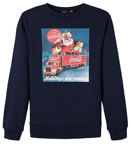 LMTD Sweatshirt - NlmOluf CocaCola - Navy Blazer/Truck
