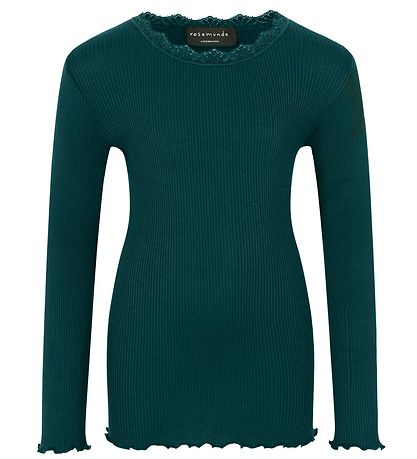 Rosemunde Bluse - Silke/Bomuld - Deep Sea