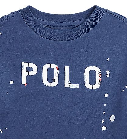 Polo Ralph Lauren T-shirt - SBTS II - Navy m. Hvid