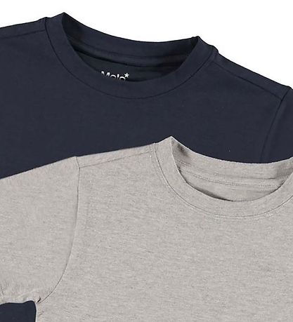 Molo T-Shirt - 2-pak - Navy/Grey