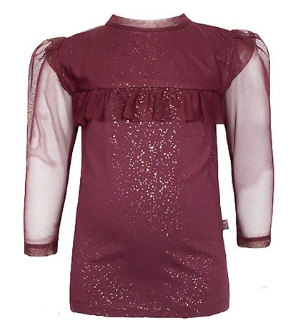 Little Wonders Bluse - Zoe - Burgundy Glitter