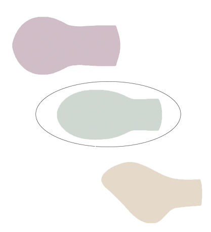 Bibs Infinity Sutter - 2-pak - Str. 2 - Symmetrisk - Ivory/Blush