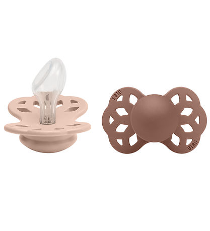 BIBS Infinity Sutter - 2-pak - Str. 2 - Anatomisk - Blush/Woodch