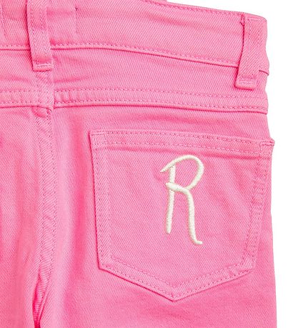 Mini Rodini Smkbukser - Nessie Twill - Pink