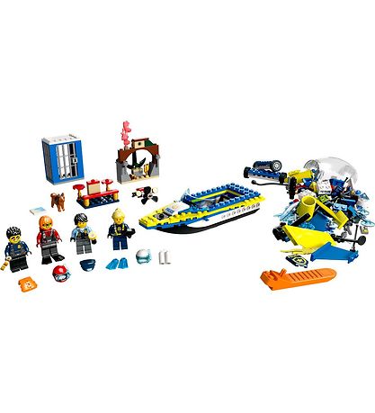LEGO City - Havpolitiets Detektivmissioner 60355 - 278 Dele