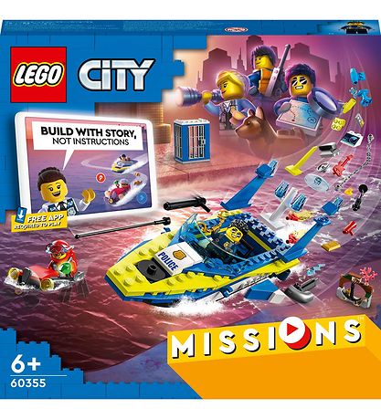 LEGO City - Havpolitiets Detektivmissioner 60355 - 278 Dele
