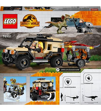 LEGO Jurassic World - Pyroraptor & DilophosaurusTransport 76951