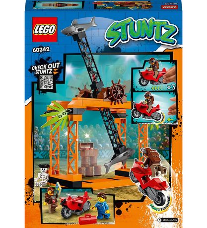 LEGO City Stuntz - Stuntudfordring Med Hajangreb 60342 - 122 De