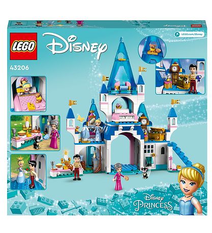 LEGO Disney - Askepot og Prinsens Slot 43206 - 365 Dele