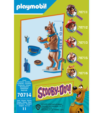 Playmobil SCOOBY-DOO! - Politifigur Samlerobjekt - 70714 - 11 De