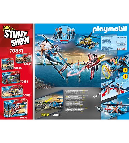 Playmobil Air Stuntshow - Dobbeltdkker "Fniks" - 70831 - 45 De