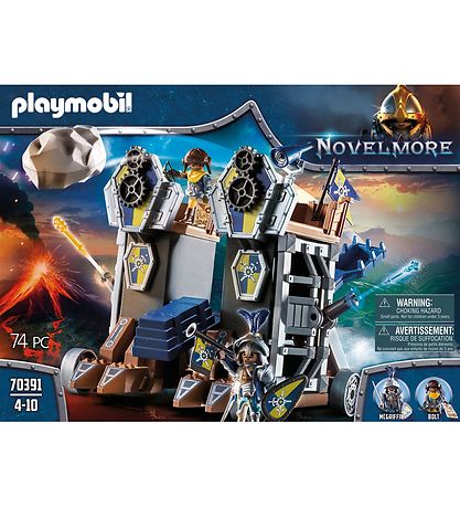 Playmobil Novelmore - Mobil Katapultfstning - 70391 - 74 Dele
