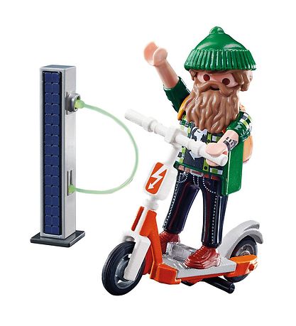 Playmobil SpecialPlus - Hipster Med El-scooter - 70873 - 16 Dele