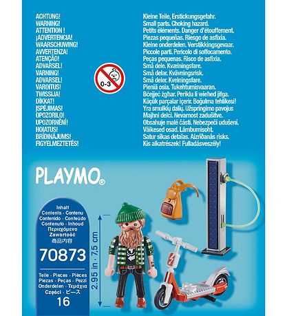 Playmobil SpecialPlus - Hipster Med El-scooter - 70873 - 16 Dele