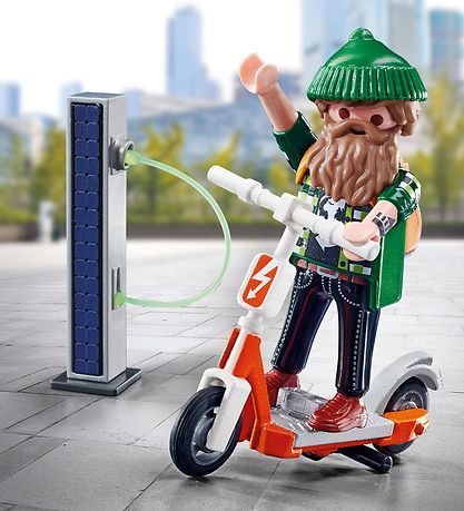 Playmobil SpecialPlus - Hipster Med El-scooter - 70873 - 16 Dele