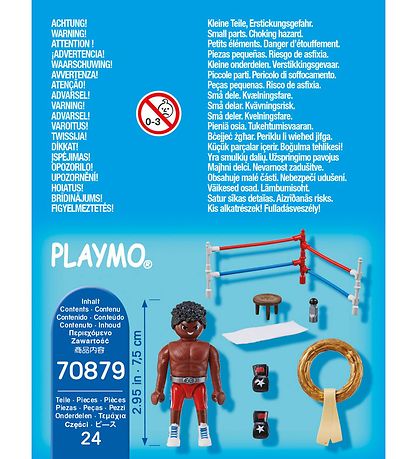 Playmobil SpecialPlus - Boksemester - 70879 - 24 Dele