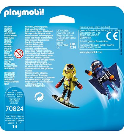 Playmobil DuoPack - Stuntshow I Luften - 70824 - 14 Dele
