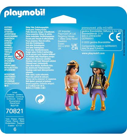 Playmobil DuoPack - Orientalsk Kongepar - 70821 - 6 Dele