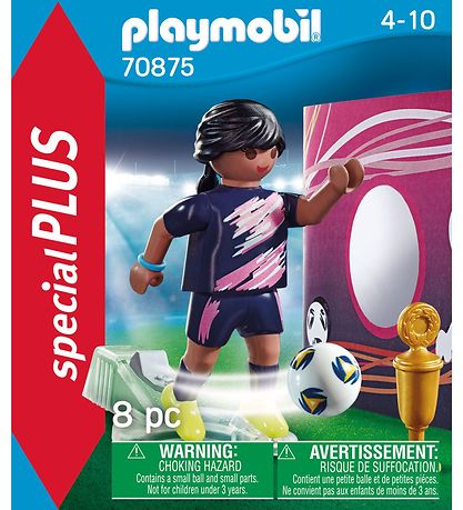Playmobil SpecialPlus - Fodboldspiller Med Mlvg - 70875 - 8 De