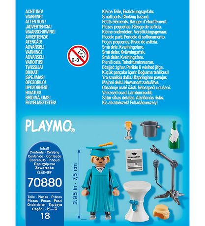 Playmobil SpecialPlus - Studenterfest - 70880 - 18 Dele