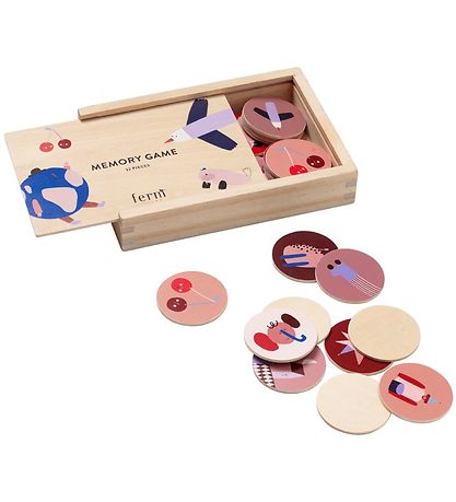 ferm Living Vendespil - Critter Memory Game - Multi