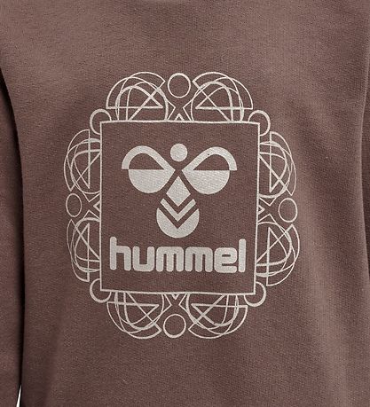 Hummel Sweatshirt - hmlLime - Deep Taupe m. Slv