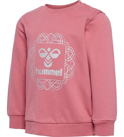 Hummel Sweatshirt - hmlLime - Dusty Rose m. Slv