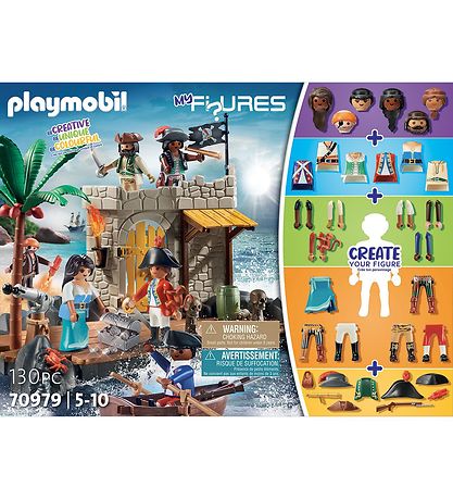 Playmobil My Figures - Island Of The Pirates - 70979 - 130 Dele