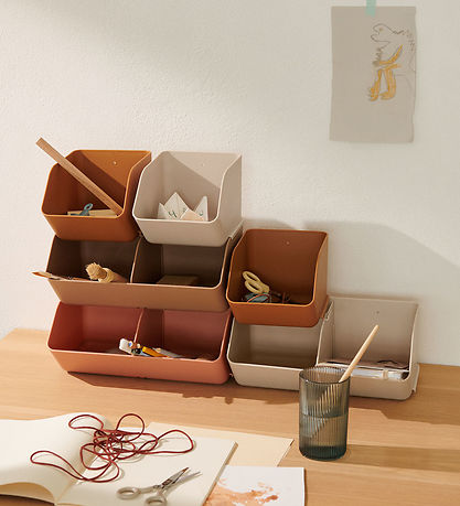 Liewood Skrivebordsbeholder - Rosemary - 2-Pak - 17,5x13 cm - Wh