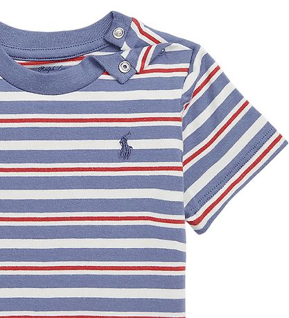 Polo Ralph Lauren T-shirt - SBTS II - Bl/Hvidstribet