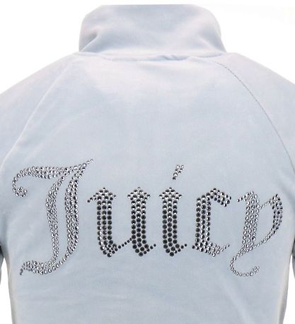 Juicy Couture Cardigan - Velour - Blue Fog