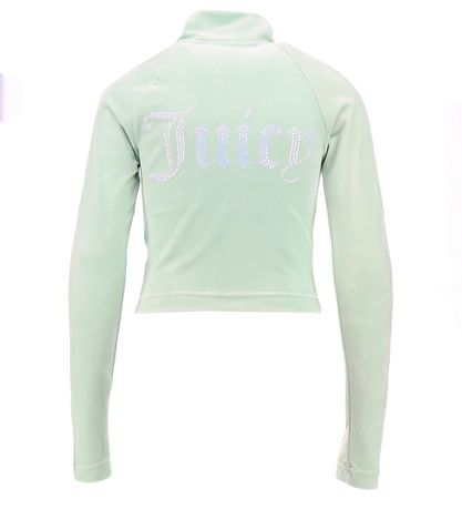 Juicy Couture Cardigan - Velour - Greyed Jade