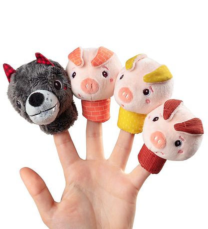 Lilliputiens Fingerdukke - The Wolf And The 3 Little Pigs