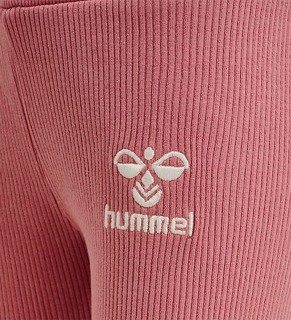 Hummel Leggings - Rib - hmlSami Tights - Dusty Rose