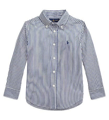 Polo Ralph Lauren Skjorte - Classics II - Navy/Hvidstribet
