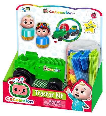 CoComelon Aktivitetslegetj - Funbricks Tractor Kit