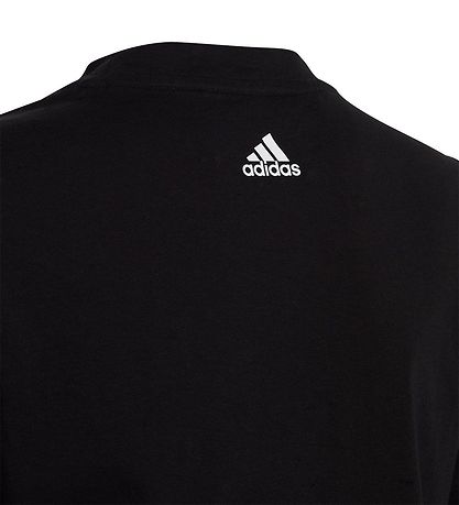 adidas Performance T-Shirt - U LIN TEE - Sort/Hvid