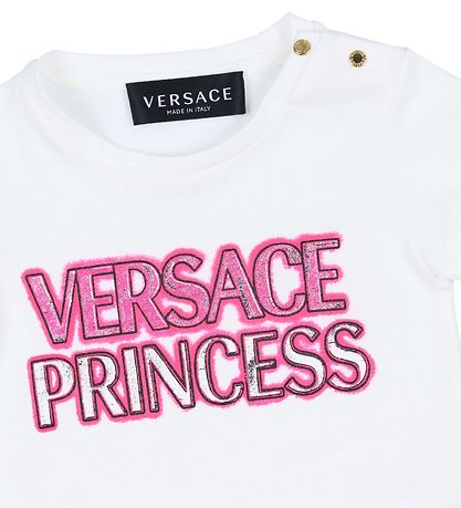 Versace T-shirt - Hvid/Pink