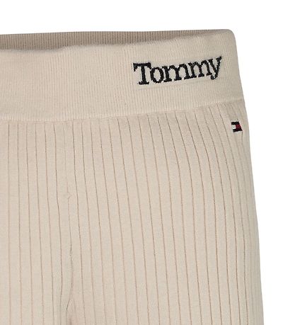 Tommy Hilfiger Bukser - Comfy Rib Essential Pants - Heathered