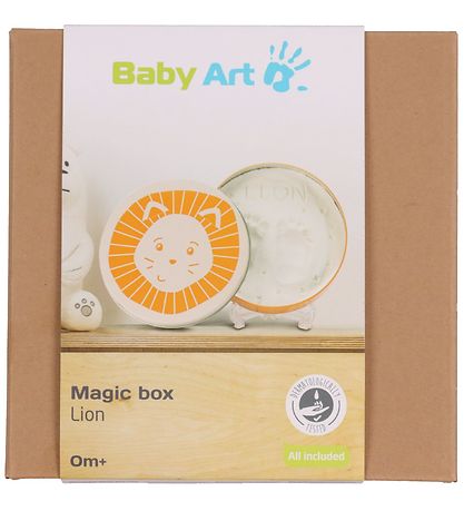 Baby Art Hnd- Og Fodaftryk St - Magic Box Lion