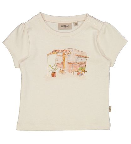 Wheat T-shirt - Holiday Home - Eggshell