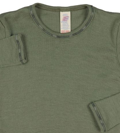 Engel Bluse - Uld/Silke - Olive