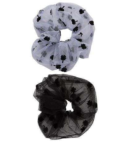 Little Pieces Scrunchies - LpJeppa - 2-pak - Purple Heather/Blac