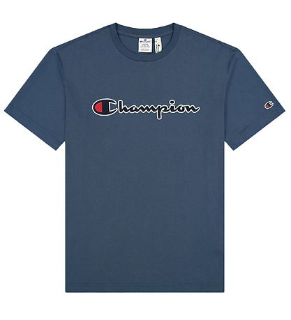 Champion Fashion T-Shirt - Blå m. Logo