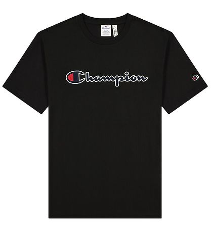 Champion Fashion T-Shirt - Sort m. Logo