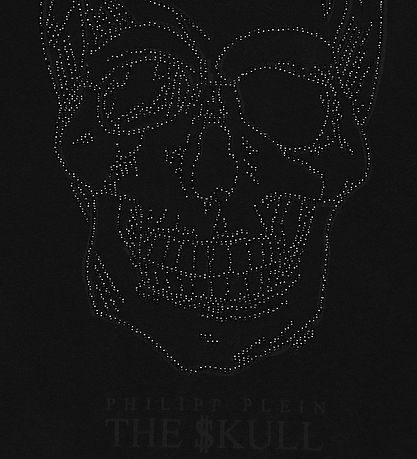 Philipp Plein T-Shirt - Stones Skull - Sort m. Similisten