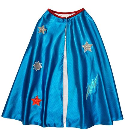 Meri Meri Udklædning - Kappe, Maske og Armbånd - Blue Superhero